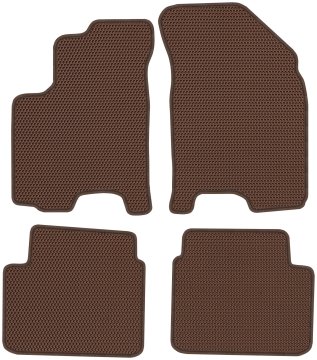 Chevrolet Aveo II SD od letnikov 2008 do 2011. Namenske preproge - EVA SATJE RJAVE
