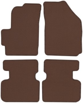 Chevrolet Matiz od letnikov 2008 do 2011. Namenske talne preproge - EVA SATJE RJAVE