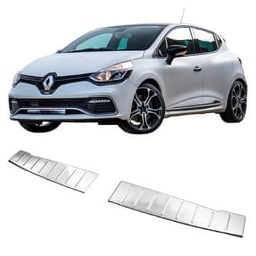 Odbijač iz nerjavečega jekla, kromiran, Renault Clio IV HB 2012-2019
