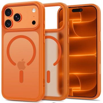 Tech-protect MagMat MagSafe CC ovitek za iPhone 17 Pro Max / 18 Pro Max, oranžen
