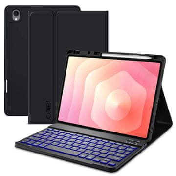 Tech-protect SC Pen Keyboard ovitek s tipkovnico za Samsung Galaxy Tab S12 Plus 12.4'', črn