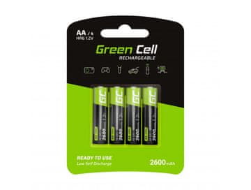Green Cell Akumulatorske baterije Green Cell AA 2600 mAh, 1,2 V, paket 4 kosov