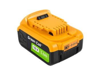 Green Cell Zelena baterija DeWalt XR, 18V 5Ah