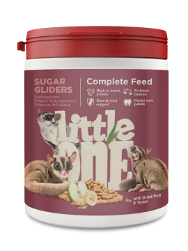 LITTLE ONE Sugar Gliders peletirana hrana za leteče veverice, 4 x 450g