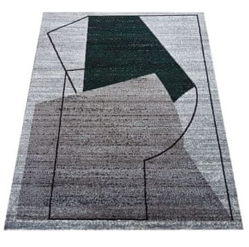 Dywanopol Kos preproge OTTO 06 Sivo-zelena, 160 x 220 cm