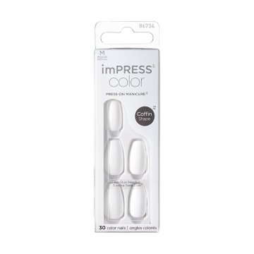 KISS Samolepilni nohti imPRESS Color MC Frosting 30 kosov