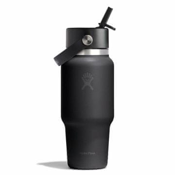 Hydro Flask Termo steklenica Wide Flex Stram 710 ml črne barve WT24CFS001
