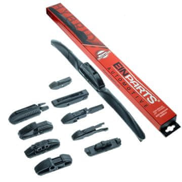 Hibridni adapterji za metlice brisalcev avtomobila Multiclip Easy-Click z 9 adapterji - 500 mm