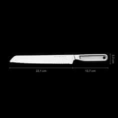 Fiskars Kuhinjski nož ALL STEEL za rezanje kruha, oster, 22 cm