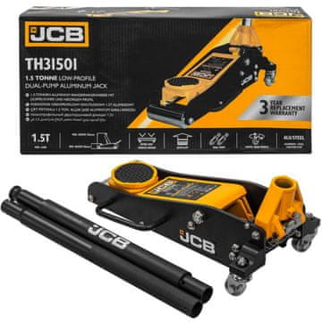 JCB Avtomobilska dvigalka Frog, dvojni bat, 1,5T + guma
