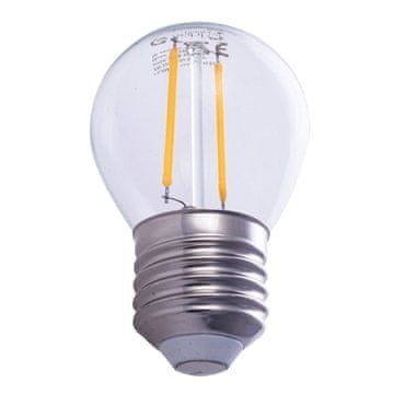 LED žarnica z žarilno nitko 2W E27 G45 2700K Eco-light EKZF1074