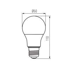 Tradicionalna žarnica Kanlux LED E27 10,5W 33725