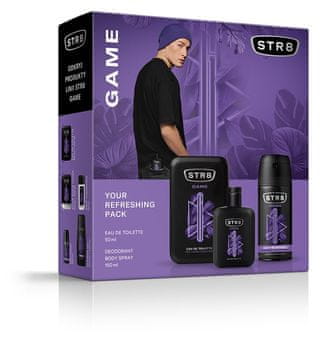 STR 8 Game darilni set (toaletna voda 50 ml + deo sprej 150 ml)