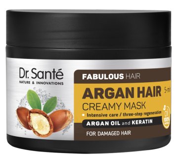 ELFA PHARM DR. SANTE Maska za poškodovane lase z arganovim oljem in keratinom 300 ml