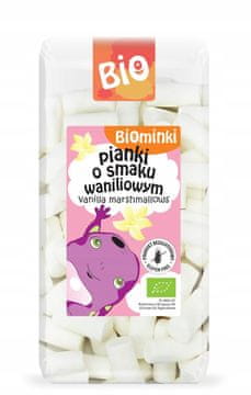 BIO SLADKORNI BOMBONČKI Z OKUSOM VANILIJE 100 g - BIOMINKI
