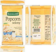BAKALLAND slane kokice za mikrovalovno pečico 90 g