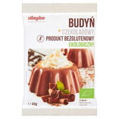 Amylon Puding z okusom čokolade, brez glutena, ekološki, 40 g -