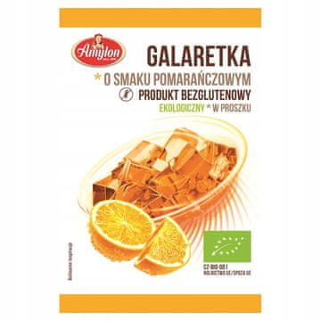 Amylon POMARANČNI BREZGLUTENSKI BIO ŽELE 40 g - z agarjem