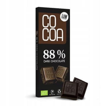 Cocoa+ Temna čokolada s kakavom 40 g