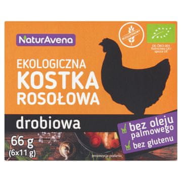 Piščančja jušna kocka 66 g ekološka -