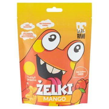 Be Raw! Otroški mango gumi bonboni 35 g brez sladkorja
