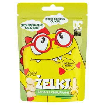 Be Raw! Bananin gumi bonbon s čipsom 35 g