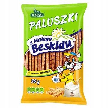 Palčke s sirom in čebulo iz Malih Beskidov, 60 g