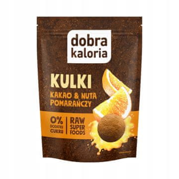 Energetske kroglice s kakavom in pomarančo, 65 g, kalorični prigrizek
