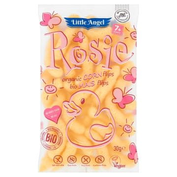 Little Angel Rosie organski pečeni koruzni čips 30 g