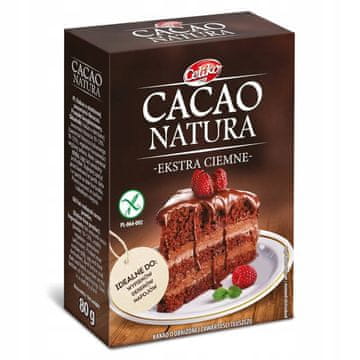 naravni ekstra temni kakav brez glutena 80 g