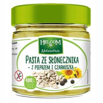 Sončnična pasta s poprom in črno kumino Naturalnie 225 ml