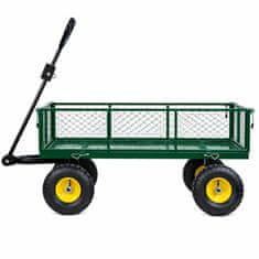 Zložljiv vrtni transportni voziček iz jekla, 200 kg