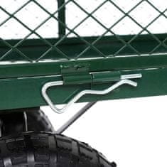Zložljiv vrtni transportni voziček iz jekla, 200 kg