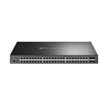 Omada 48-vratno gigabitno L2+ stikalo s 4 10Ge SFP+ vrati in 48 PoE+ vrati, SG3452XP