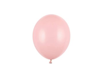 PartyDeco Močno roza lateks baloni, pastelno bledo roza, 30 cm, 100 kosov.