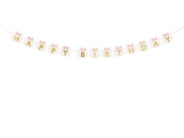 PartyDeco Transparent "Mačke za rojstni dan", 2,8 m