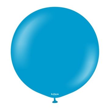 Karibsko modri lateks baloni, modri, 45 cm, 25 kosov.