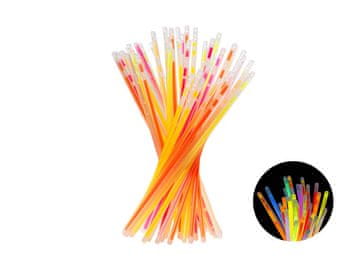 PartyDeco Svetleče palčke, različnih barv, 20 cm, s konektorji