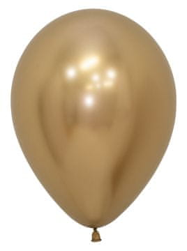 em lateks baloni, Reflex Gold 30 cm, 50 kosov.