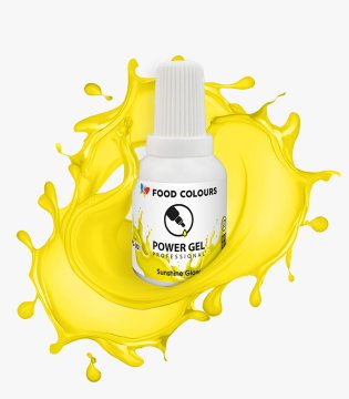 Food Colours Power Gel PG-001 Sunshine Glow 20g intenzivno rumena