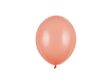 PartyDeco Močni lateks baloni, breskev, pastelno breskev, 12 cm, 100 kosov.
