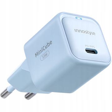 Innostyle HITR POLNILNIK CUBE USB-C 33W USB TIPA C GAN II ZA SAMSUNG LED