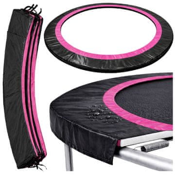 Prevleka za vzmet za trampolin Sport Max 10ft črna in roza