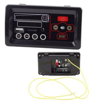 slomart LEAN CARS Glasbeni Panel 12V za vozilo na akumulator