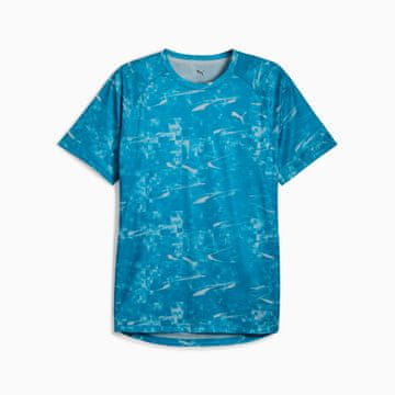 Puma RUN VELOCITY AOP moška tekaška majica modra 52760318 r M
