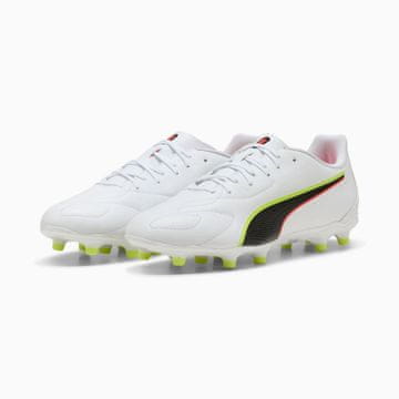Puma Moški nogometni čevlji KING 20 PLAY FG/AG beli 10873201 r 41