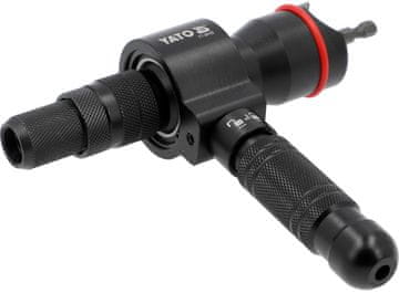 YATO adapter s šesterokotnim steblom 1/4" za zakovice 2,4-6,4 mm in zakovične matice M3-M12 (YT-36192)
