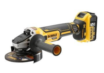 DEWALT KOTNI BRUSILNIK 125 mm 18V DCG405P2 2x5.0Ah BL