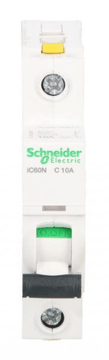 Schneider Odklopnik 1P C 10A 6kA AC iC60N-C10 Acti9 A9F04110