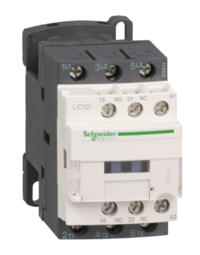 Schneider Kontaktor 9A 3P 230V AC 50Hz 1NO 1NC LC1D09P5